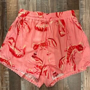 Farm Rio Lobster shorts size M